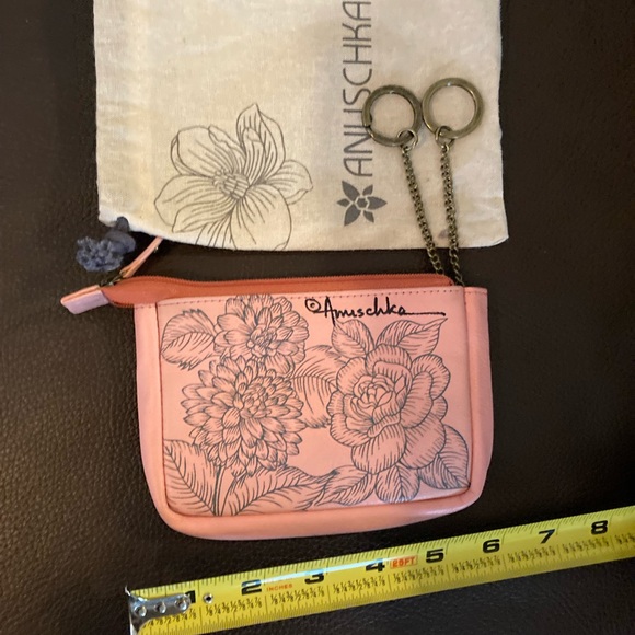 Anuschka leather shoulder bag with coin/key purse - Picture 5 of 7